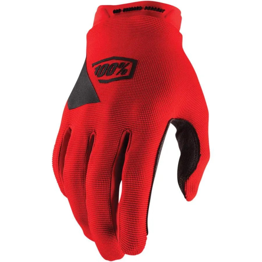 100% Ridecamp Gloves - Red