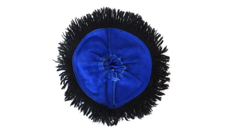 1980s Nina Ricci Royal Blue Suede Gauntlet Gloves