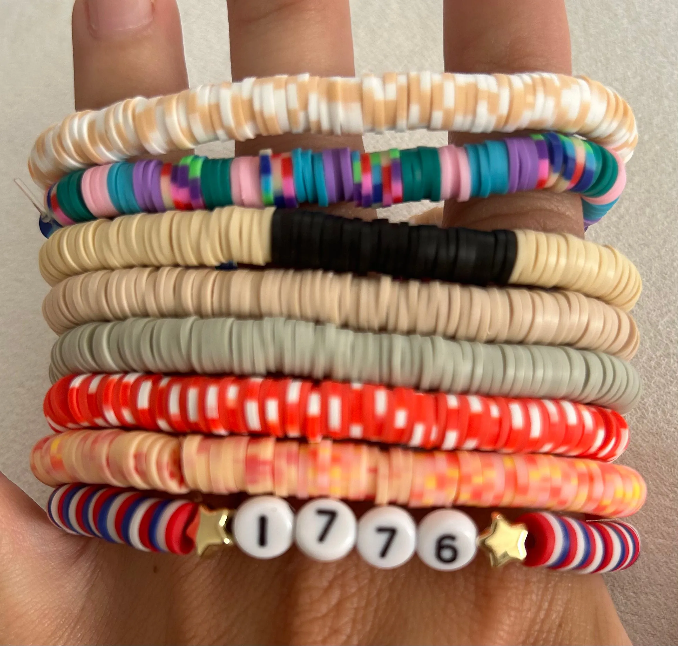 Assorted Clay Bracelets