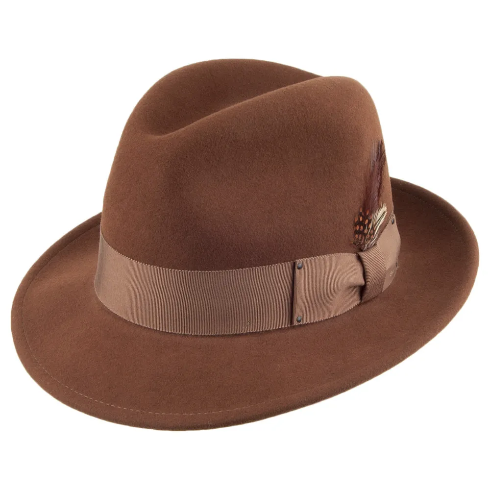 Bailey Hats Blixen LiteFelt Trilby Hat - Rust