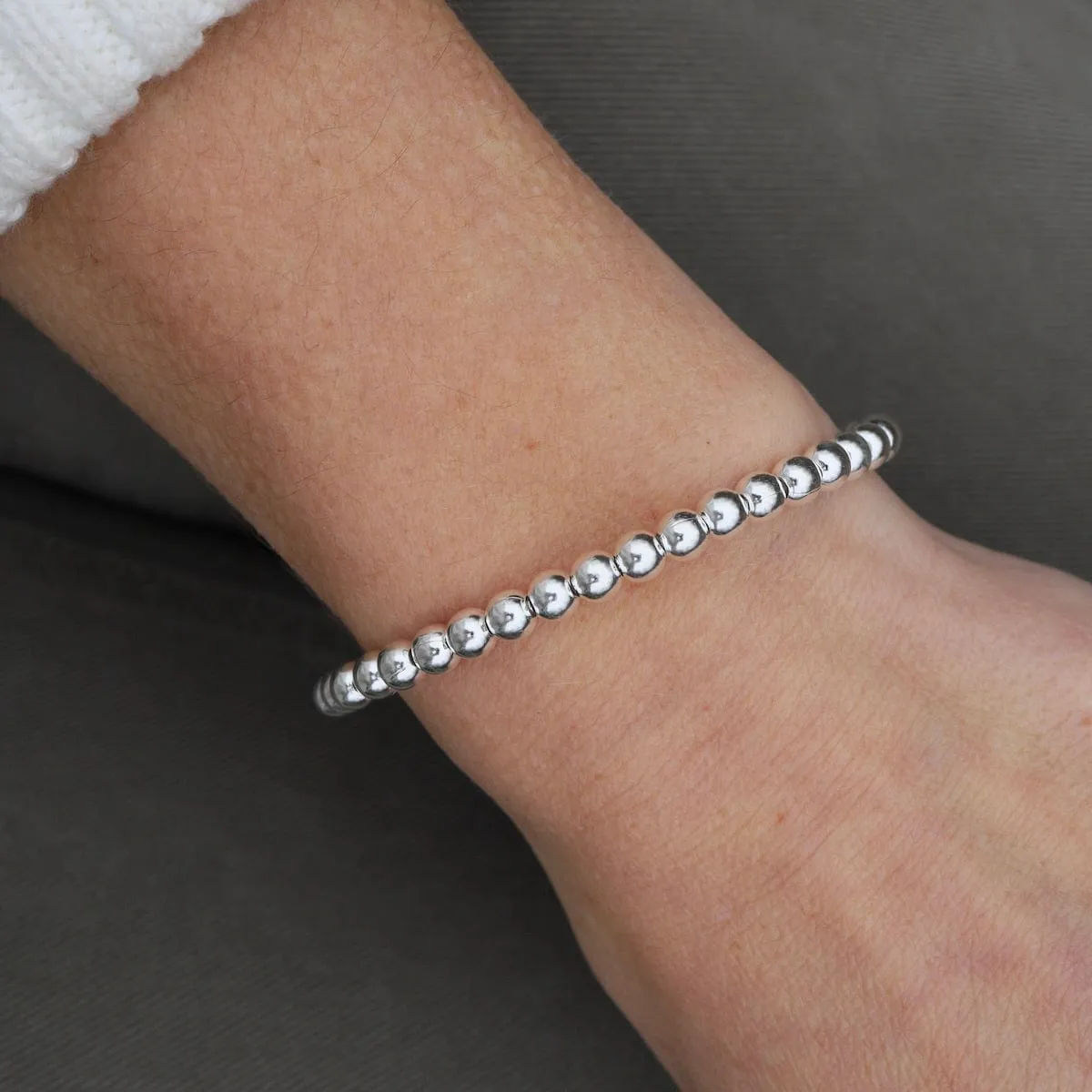 Ball Sterling Silver Cuff