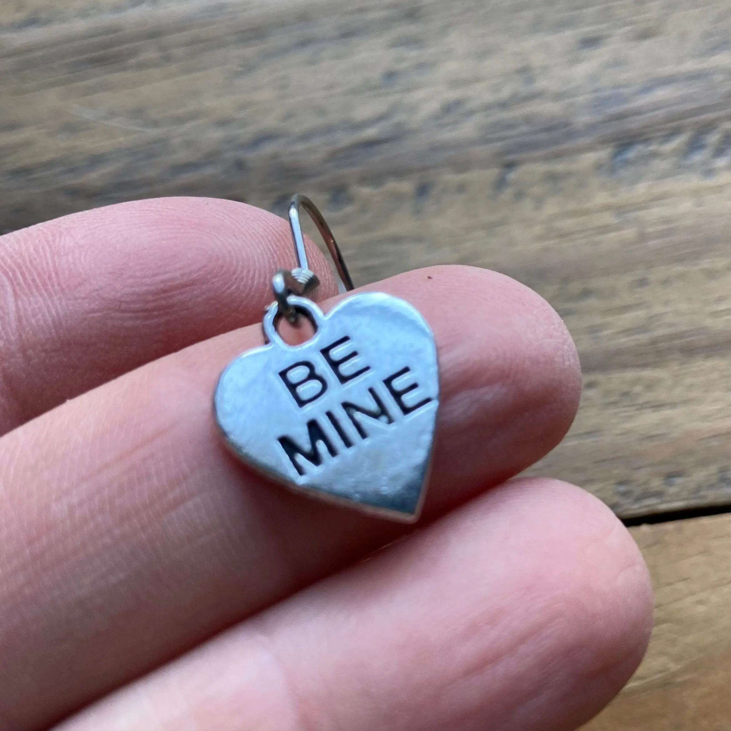 Be Mine Conversation Heart Earrings