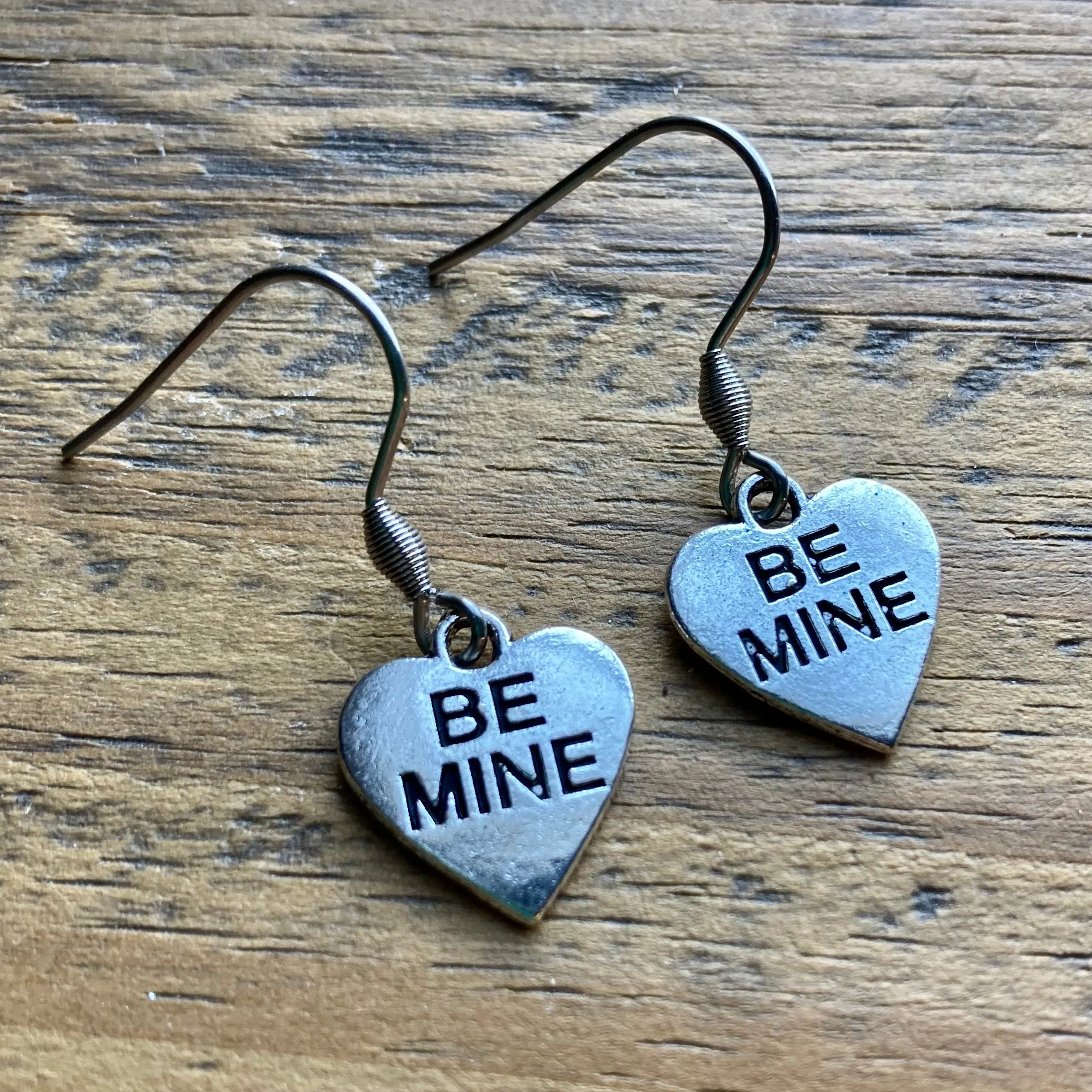 Be Mine Conversation Heart Earrings