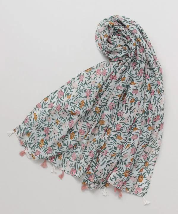 Botanical Pattern Scarf