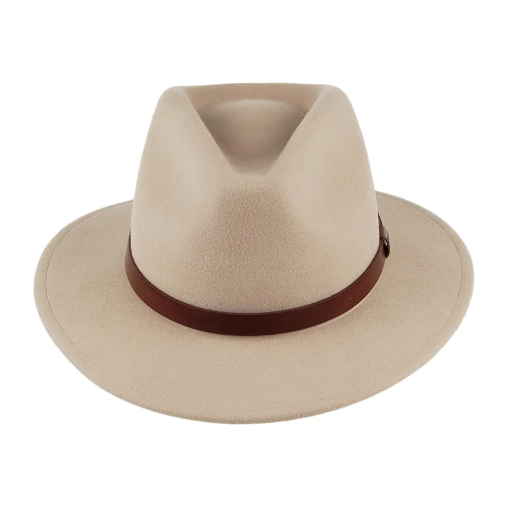 Brixton Hats Messer Fedora - Light Khaki