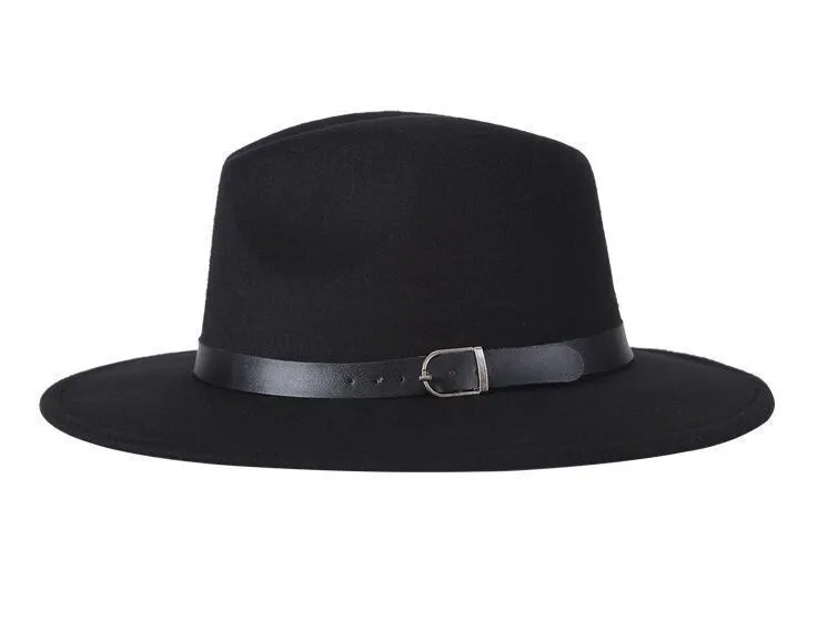 Brixton Style Wide Brim Wool Fedora Hats