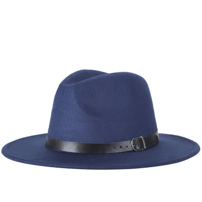 Brixton Style Wide Brim Wool Fedora Hats