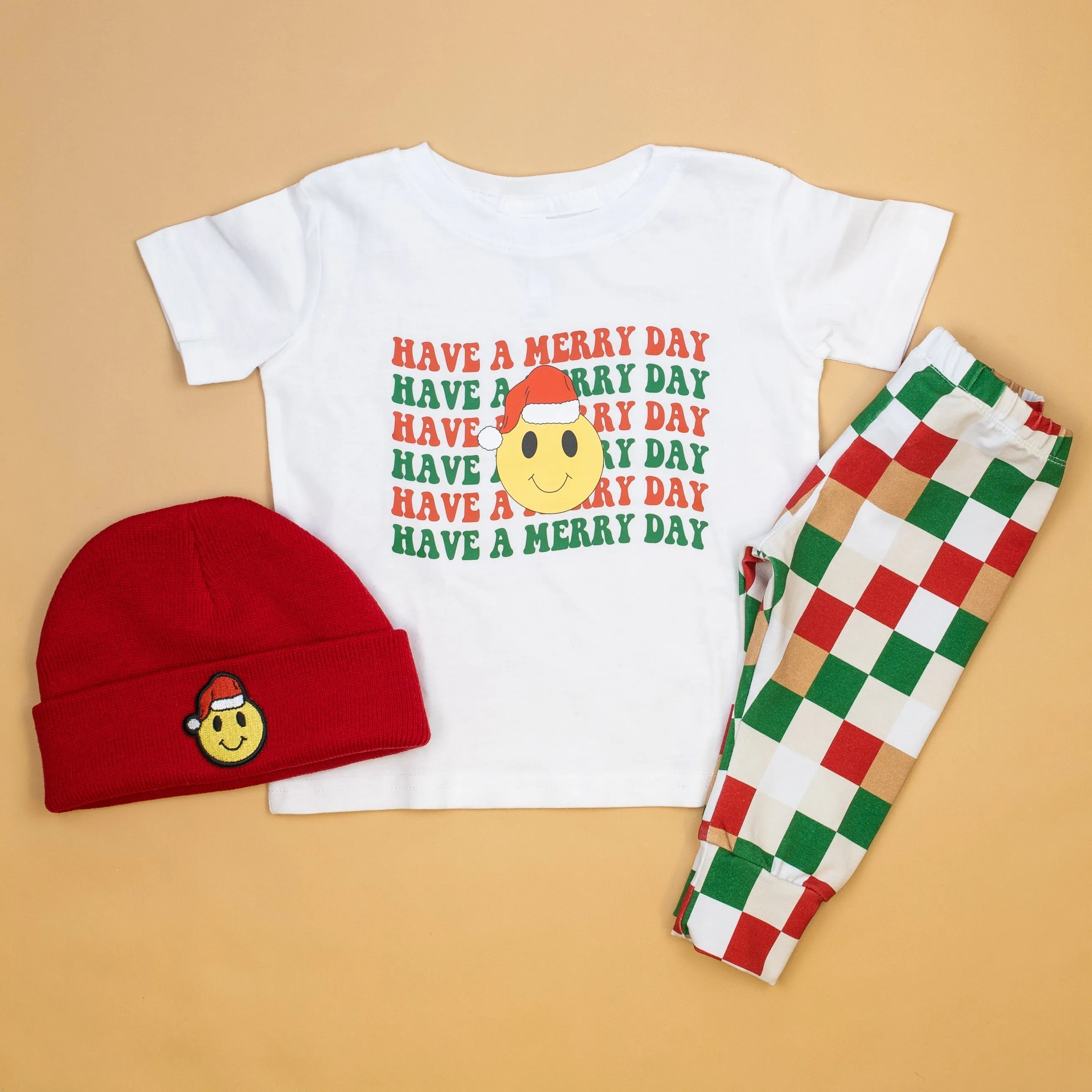 Christmas Smiley Santa Beanies