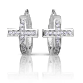 Cross Hug Earrings