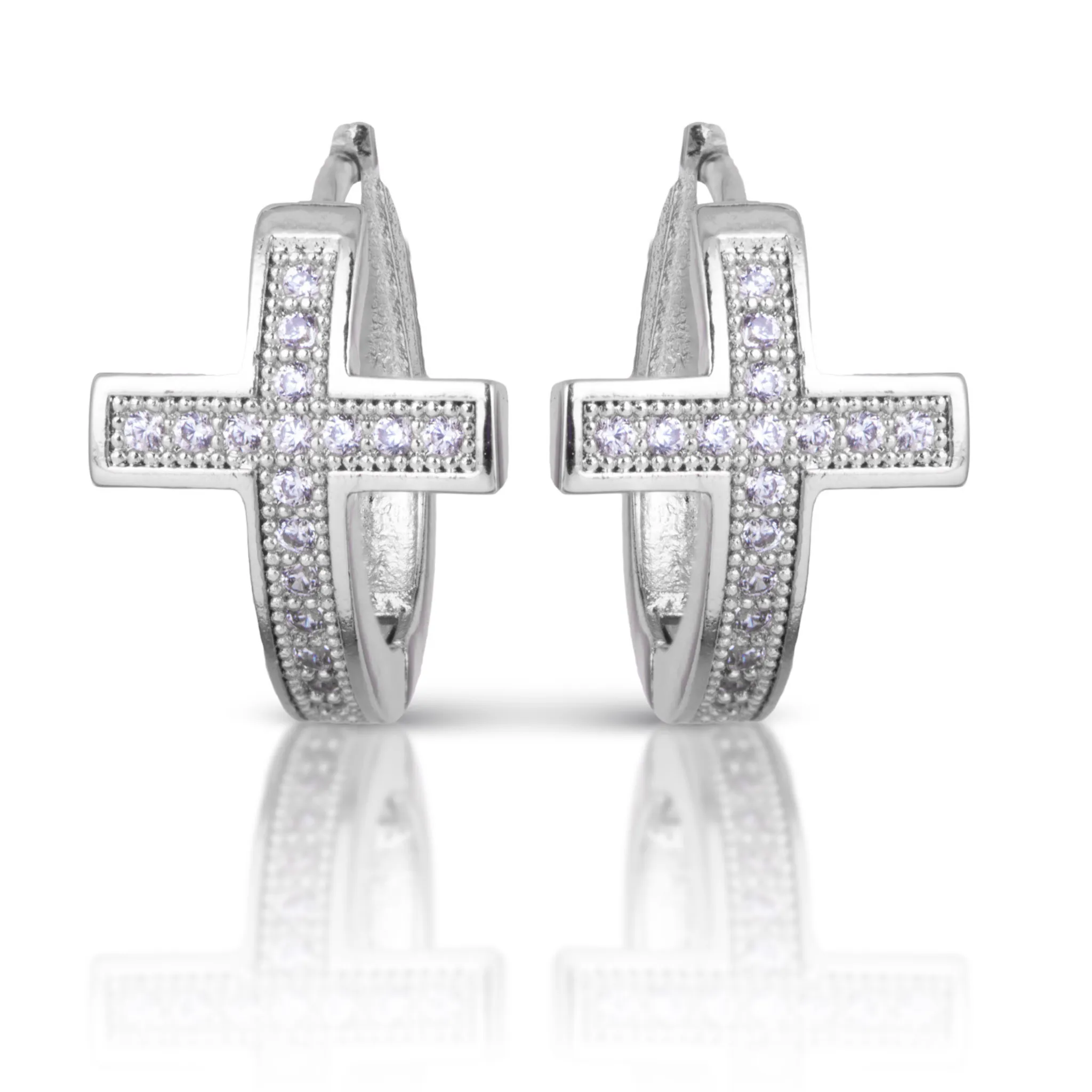 Cross Hug Earrings