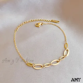 Custom Unique Design Simple Chain Bracelet