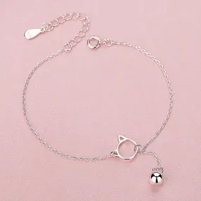 Cute Cat Bracelet Female Simple Personality