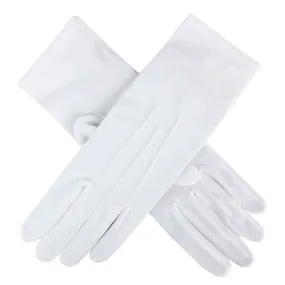 Dents Diana Matt Satin Gloves - Ivory