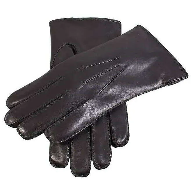 Dents Pembroke Leather Gloves - Black