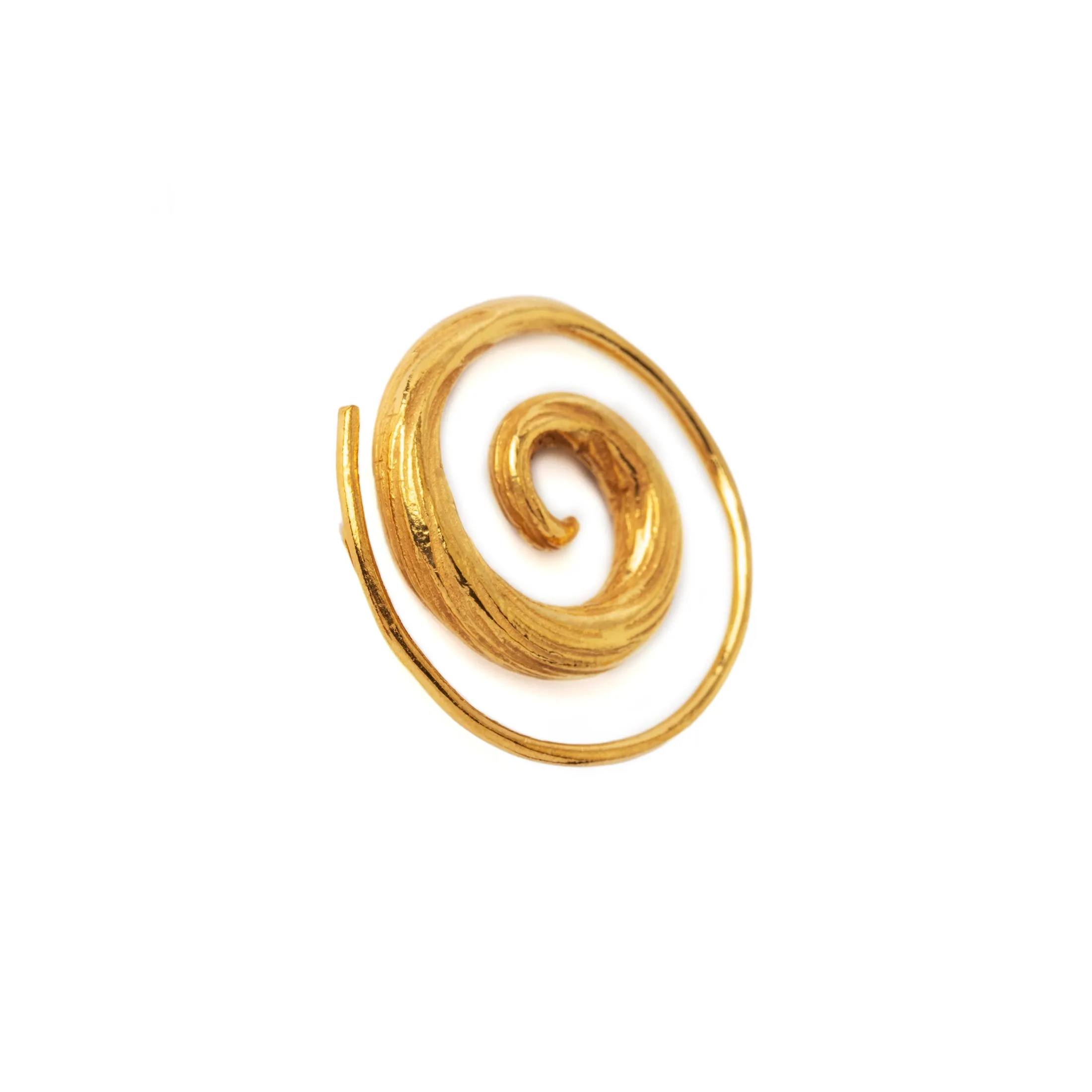 El Nino Gold Spiral Earrings