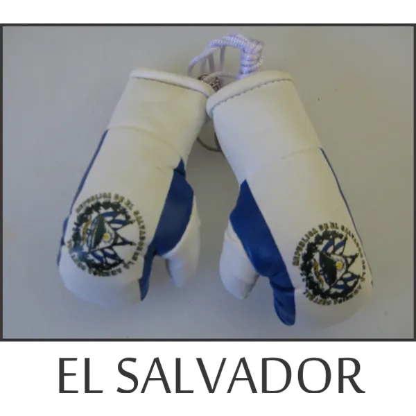 El Salvador Mini Boxing Glove