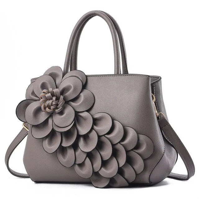 Elegant Flower Women's Messenger Hand Bag