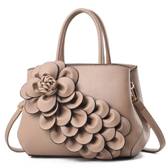 Elegant Flower Women's Messenger Hand Bag