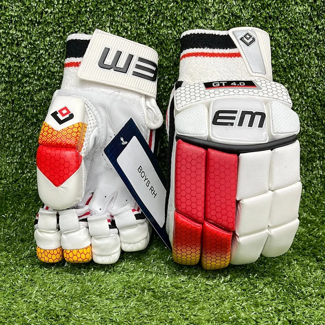 EM GT 4.0 Junior / Youth Cricket Batting Gloves