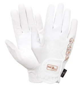 Fair Play Pammy Riding Gloves Rosegold, White