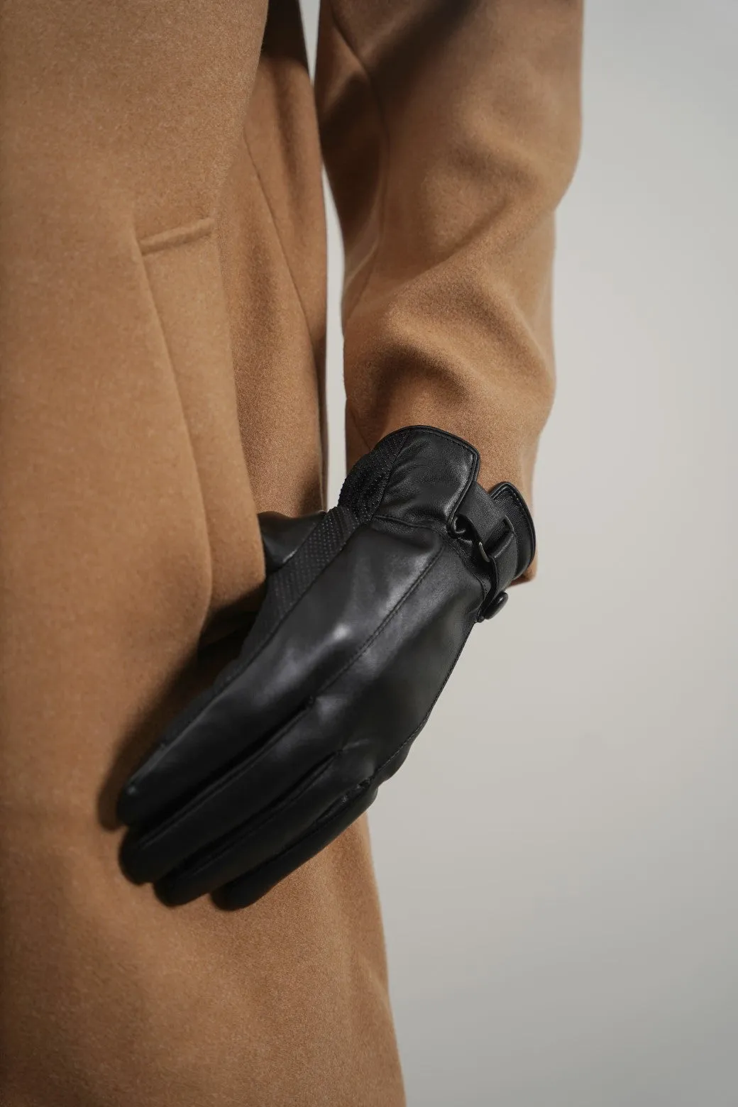 FAUX LEATHER GLOVES