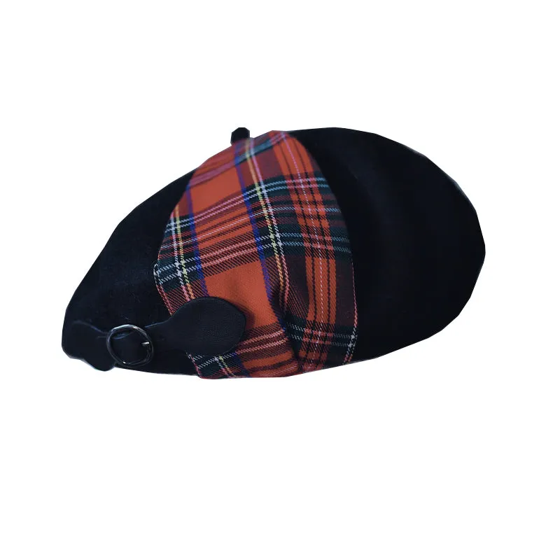 Harajuku plaid beret KF90432