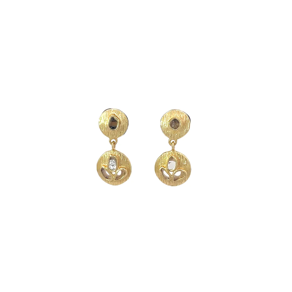 Jorge Revilla Diamond Sparkles Drop Earrings