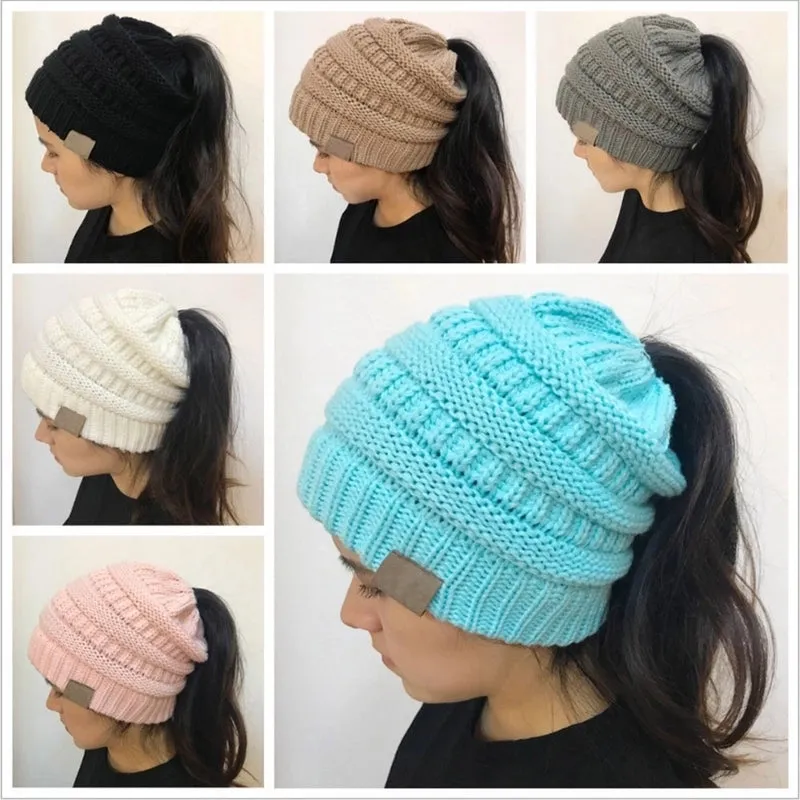 Knit Pure Color Woolen Hat