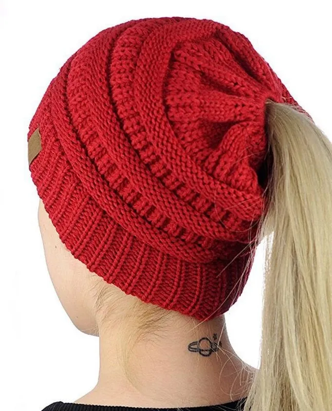 Knit Pure Color Woolen Hat