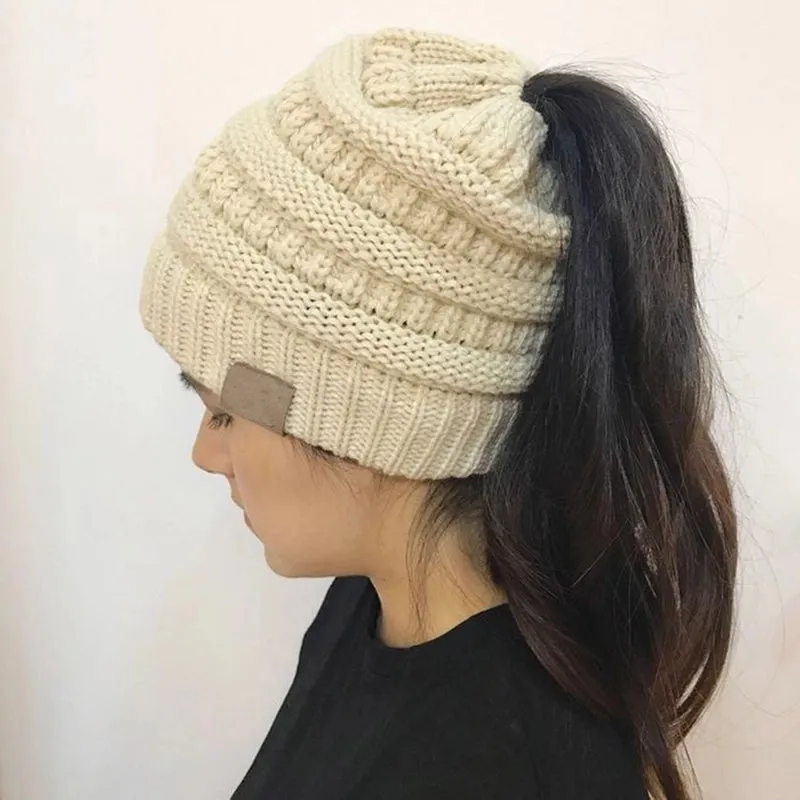 Knit Pure Color Woolen Hat