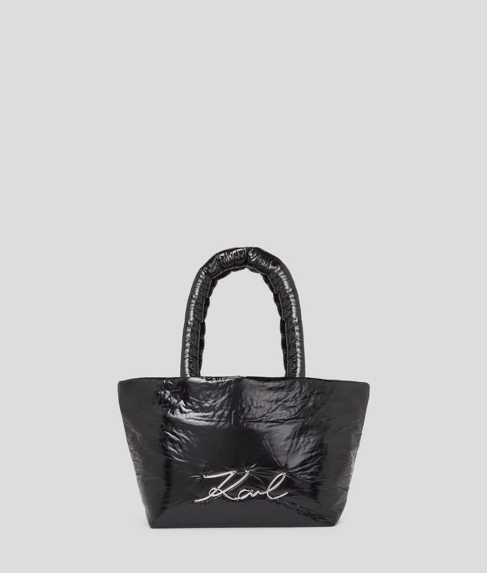 K/SIGNATURE SOFT MEDIUM TOTE BAG