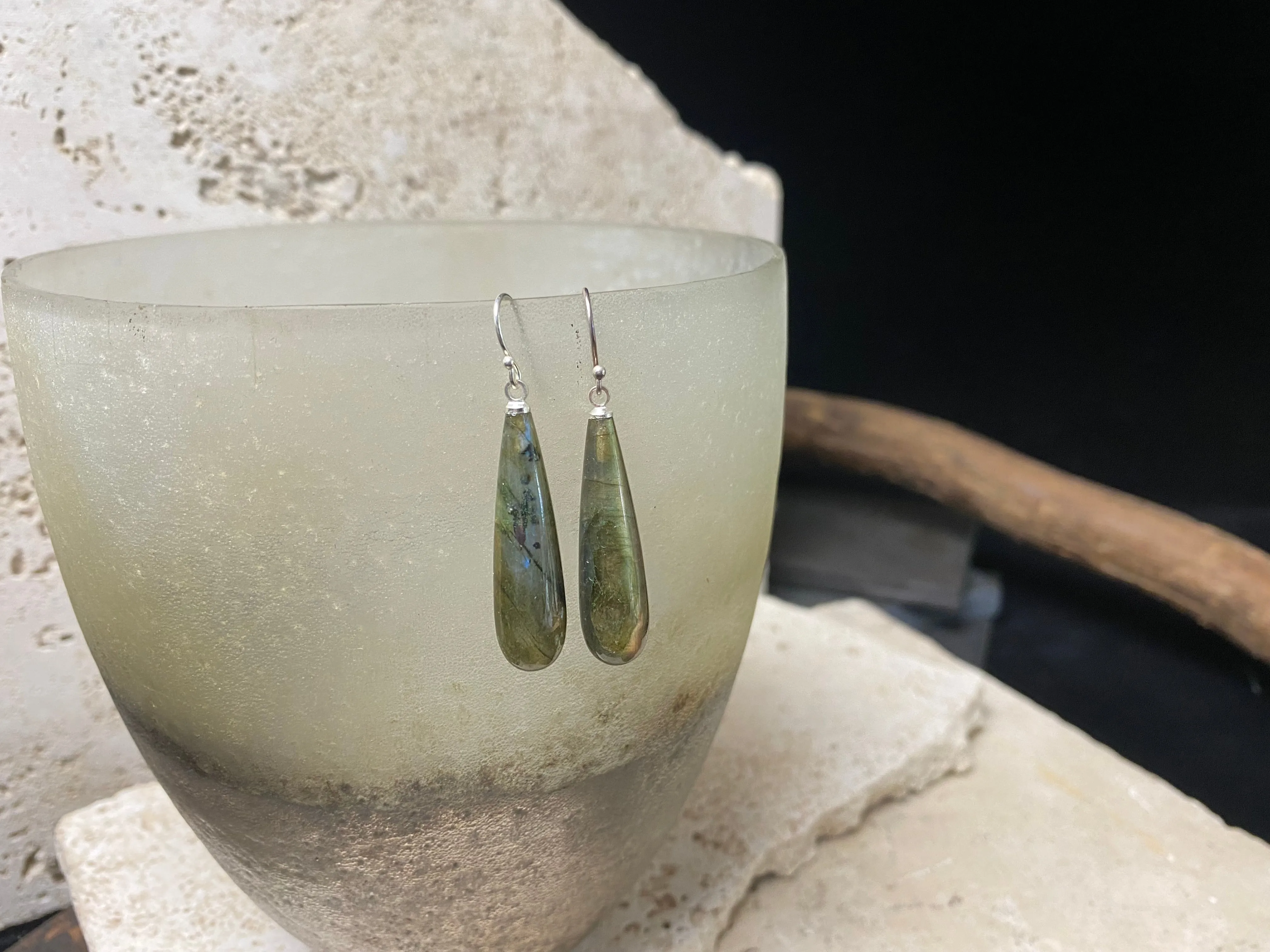 Labradorite Drop Earrings