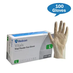 Medicom Vinyl Gloves (Large)