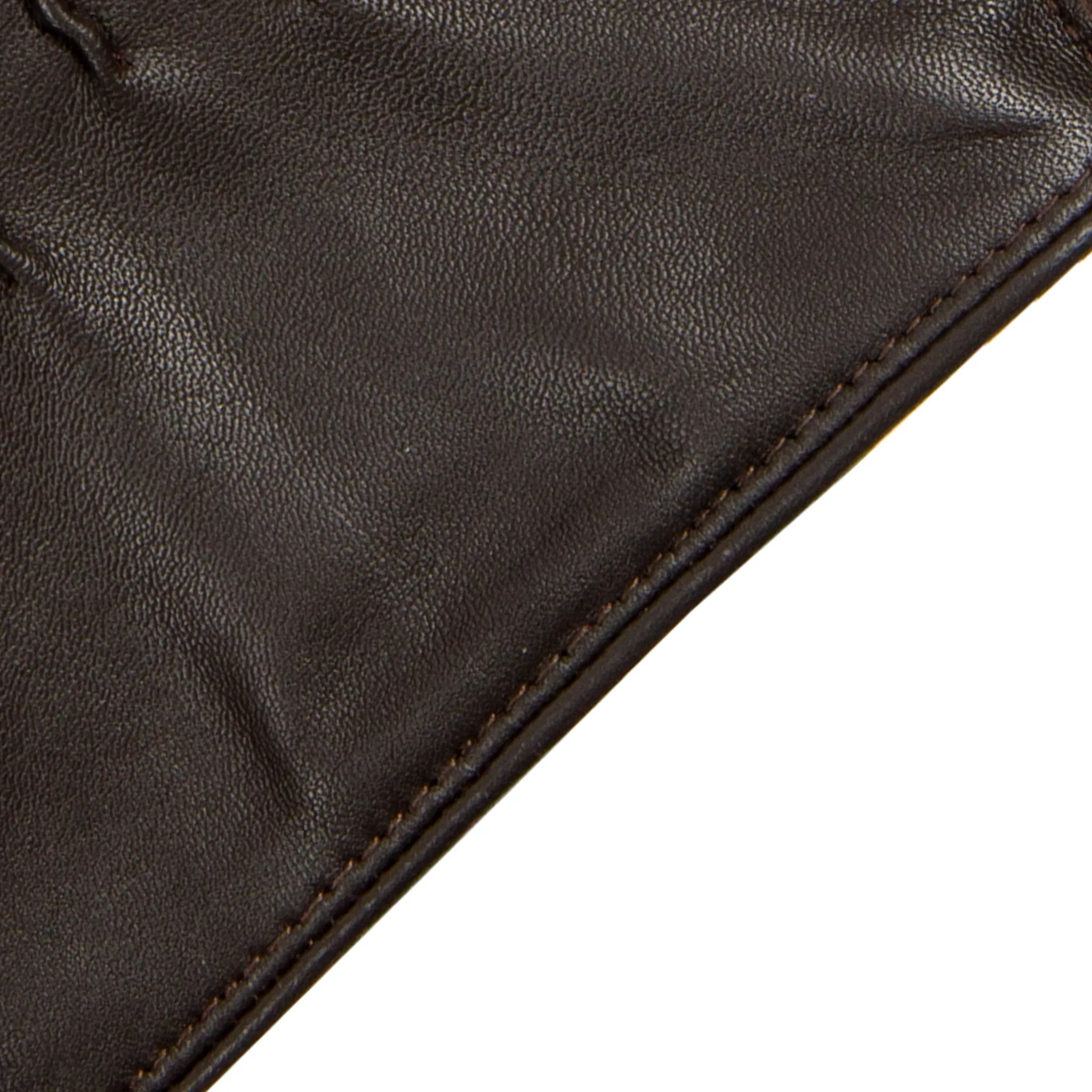 Men's Heritage Three-Point Fur-Lined Leather Gloves