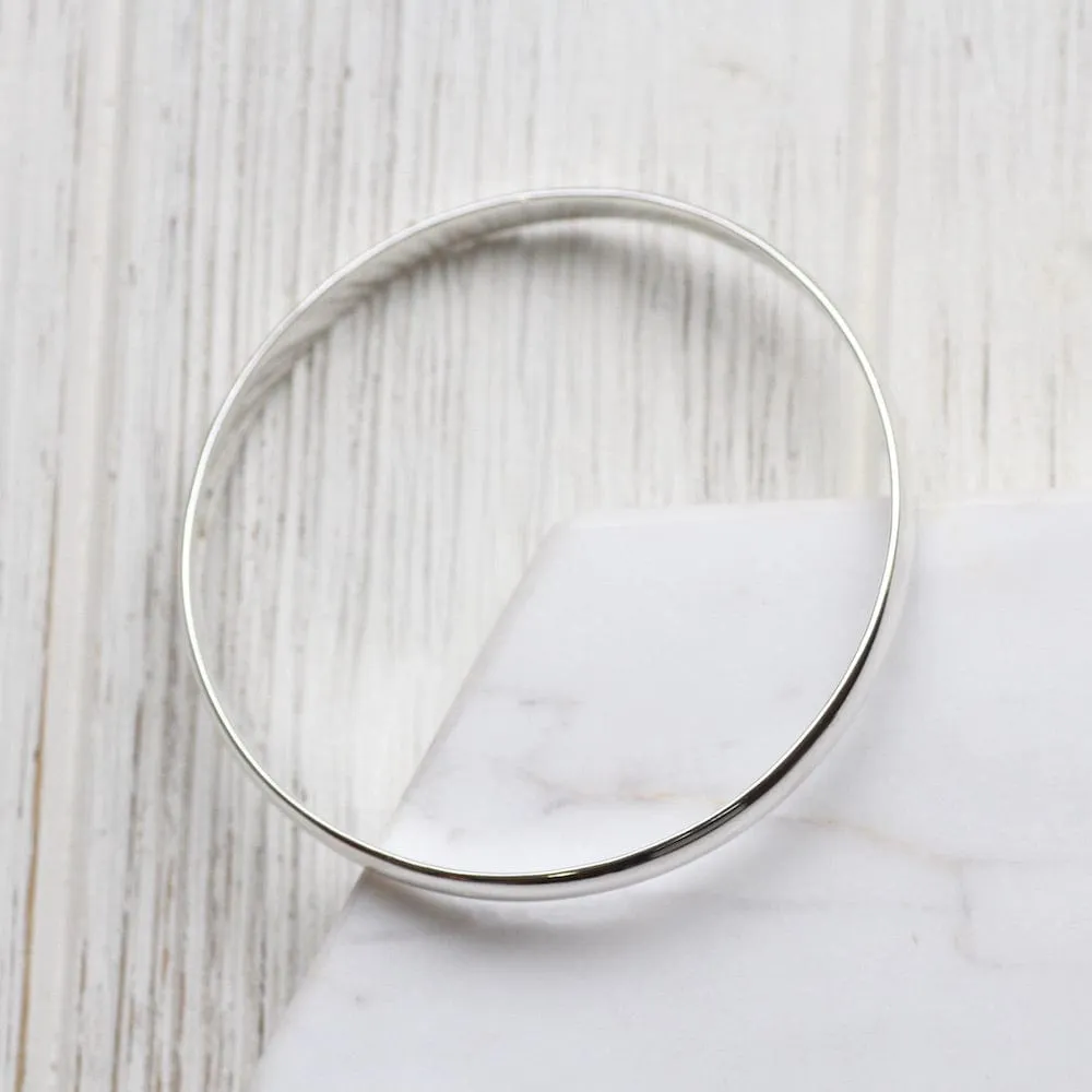 Narrow High Polish Bangle