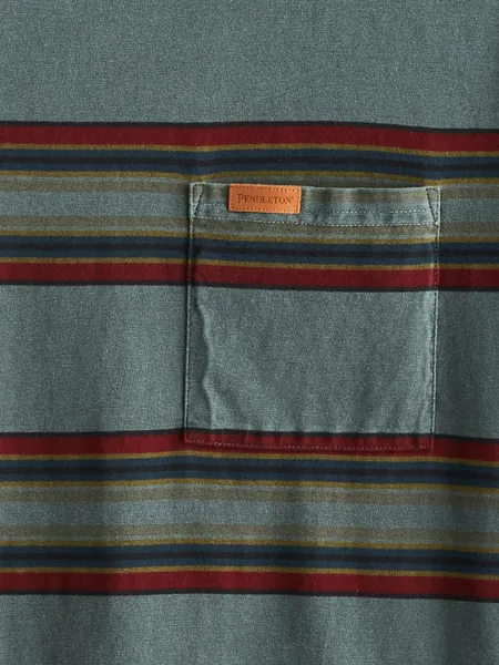 PENDLETON MEN'S SHORT-SLEEVE STRIPED DESCHUTES POCKET TEE