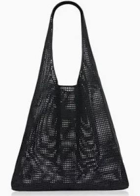 Perforated Soft Tote Black