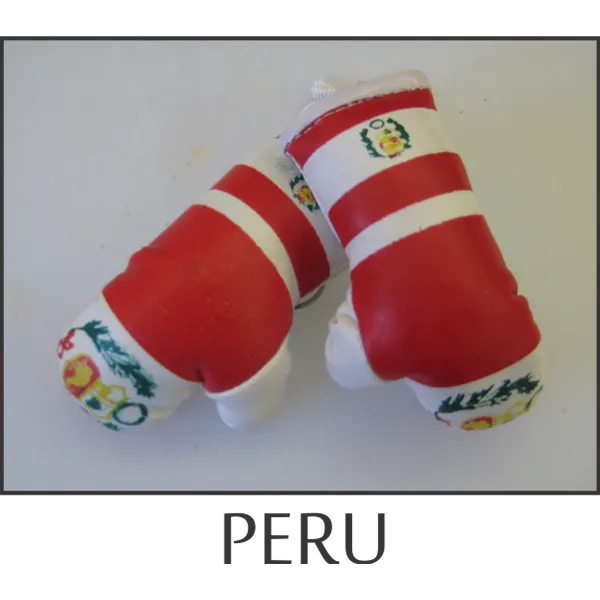 Peru Mini Boxing Glove