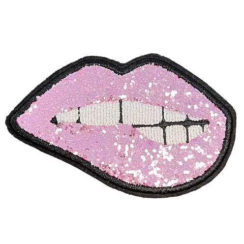 Pink Sparkle Lips