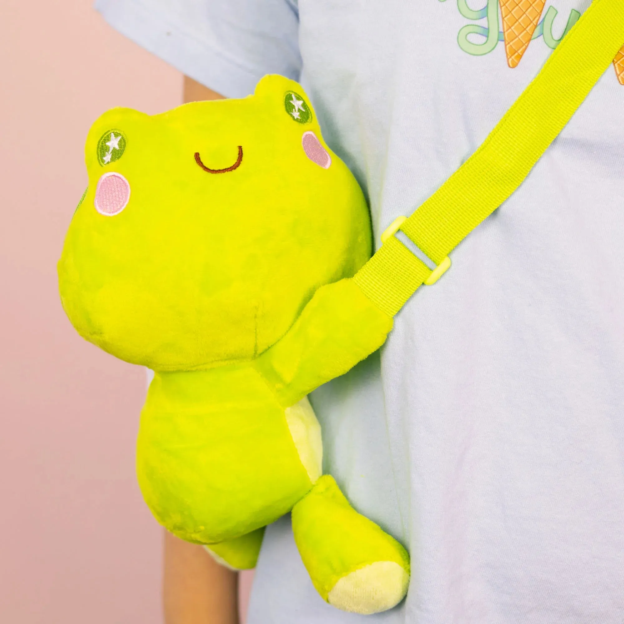 Plush Crossbody - Happy Frog