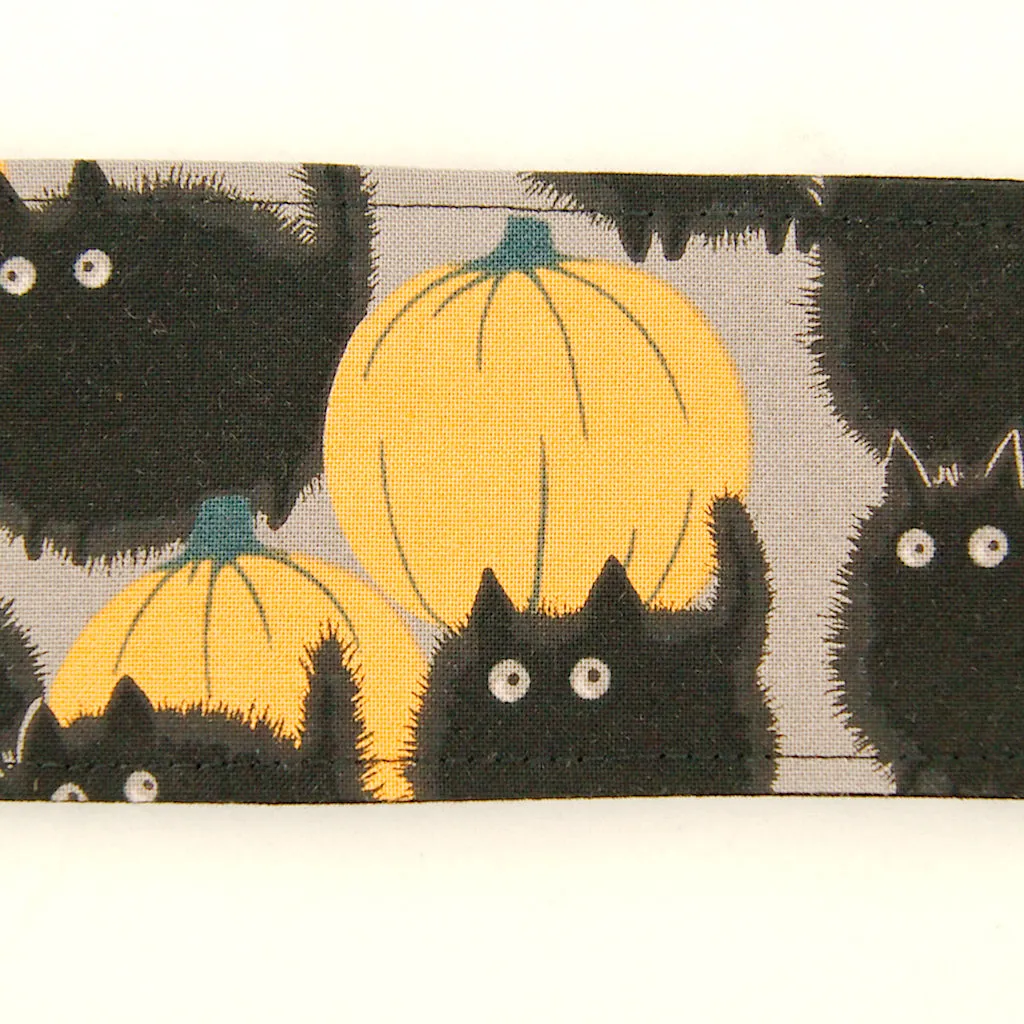 Puff Cat & Pumpkins Hair Tie