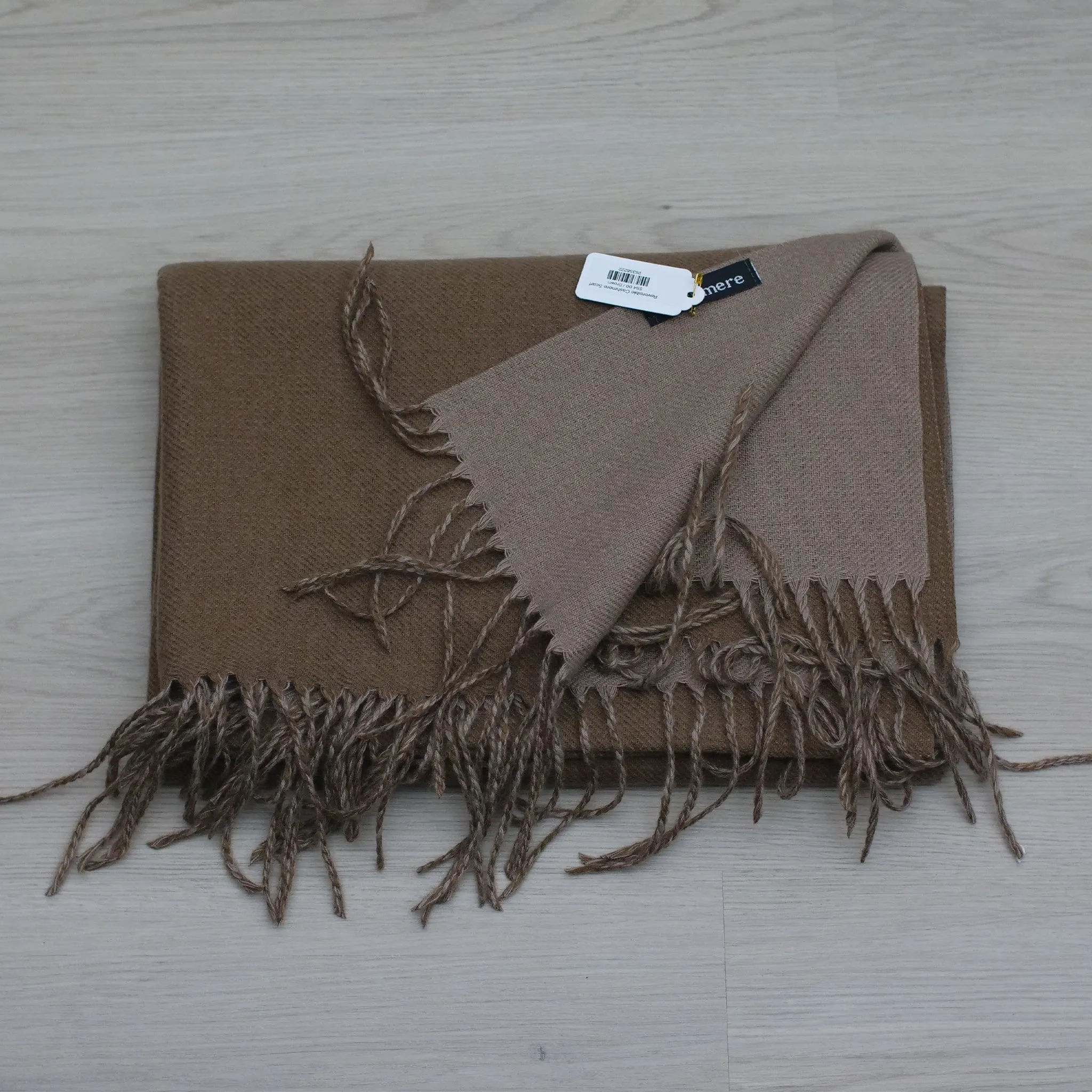 Reversible Cashmere Scarf