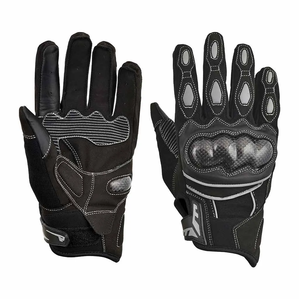 RIDERACT® Light Weight Leather Motorcycle Gloves RexOne Biker Gloves