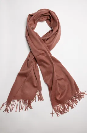 Rose Cashmere Woven Scarf Large