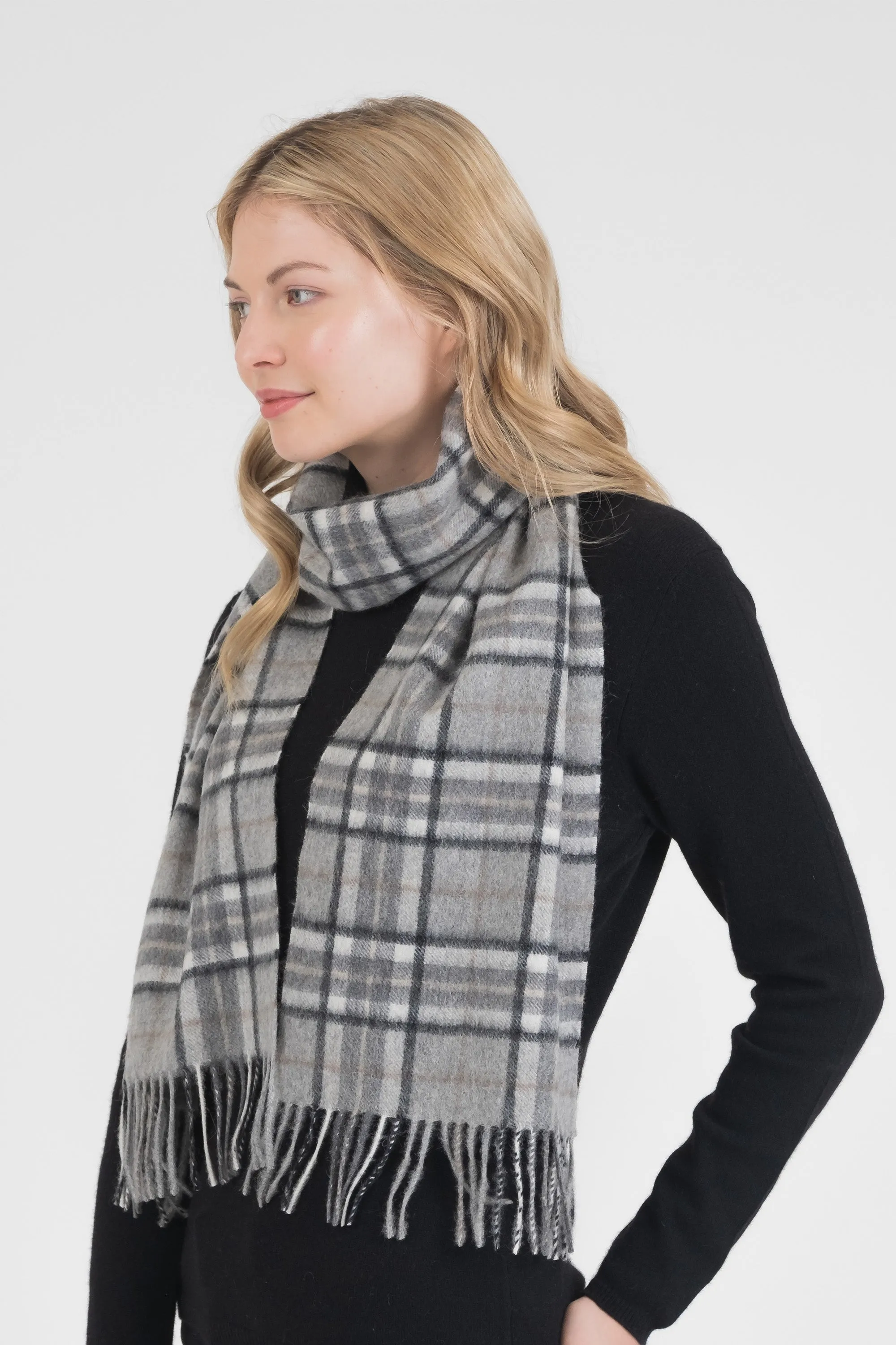 Scotty Thompson Cashmere Scarf - Pewter