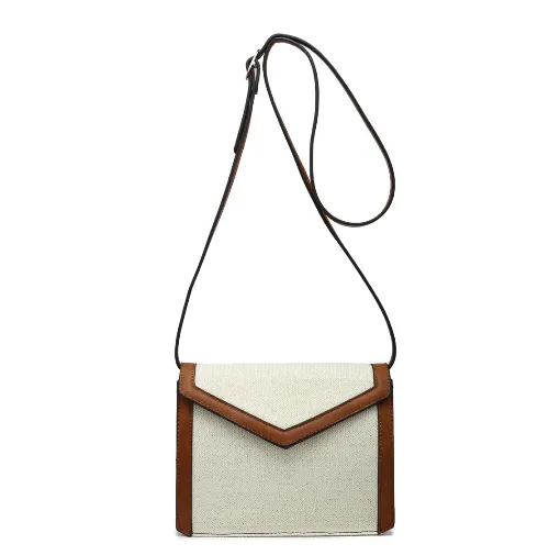 Structured Flap-Over Crossbody