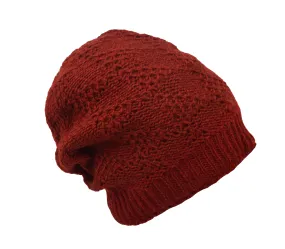 Unisex Fleece Lined Warm Winter Woolen Beanie Hat Knitted Winter Hat