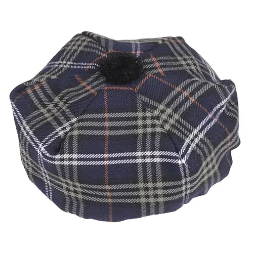 US Buyers Only - Best Traditional Tam o'Shanter Tammy Hat with a Flat Bonnet in a Variety of Tartans