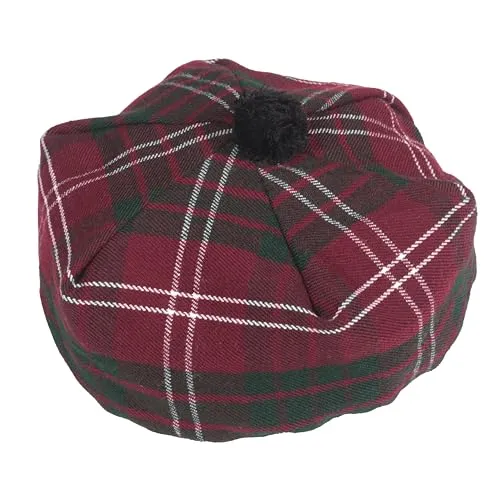 US Buyers Only - Best Traditional Tam o'Shanter Tammy Hat with a Flat Bonnet in a Variety of Tartans