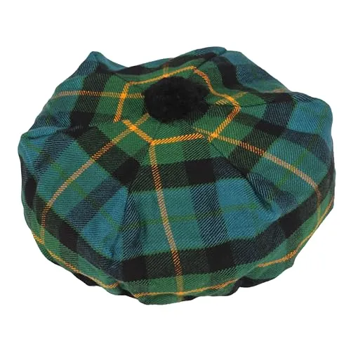 US Buyers Only - Best Traditional Tam o'Shanter Tammy Hat with a Flat Bonnet in a Variety of Tartans